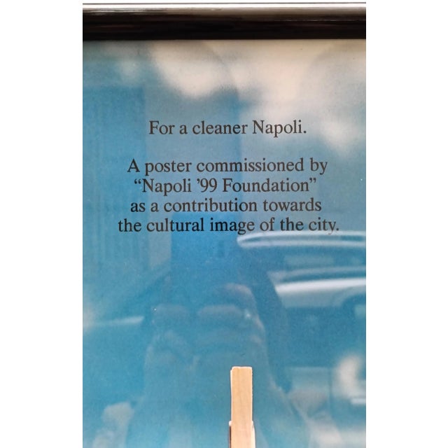 Poster designed by Armando Milani: "A poster commissioned by the Naples '99 Foundation as a contribution to the city's...
