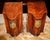 Pair of George III Antique Style Mahogany Knife Boxes Dimensions : 13.5" Tall X 7.5" Wide X 8" Deep This pair of Knife...