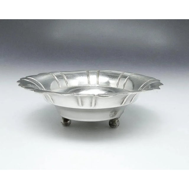 Art Deco Silver Bowl, Poland, 1950s For Sale - Image 10 of 10