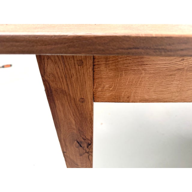 Large Farmhouse Table in Oak, 1950s For Sale - Image 17 of 18