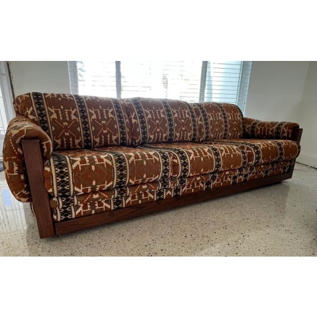 1960s MCM Kilim Sofa For Sale In Portland, ME - Image 6 of 6