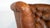 Animal Skin Restoration Hardware Churchill Cigar Leather Luxe Writer's Chair For Sale - Image 7 of 15
