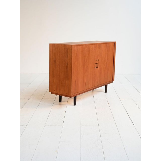 Scandinavian Teak Highboard, 1950s For Sale - Image 4 of 12
