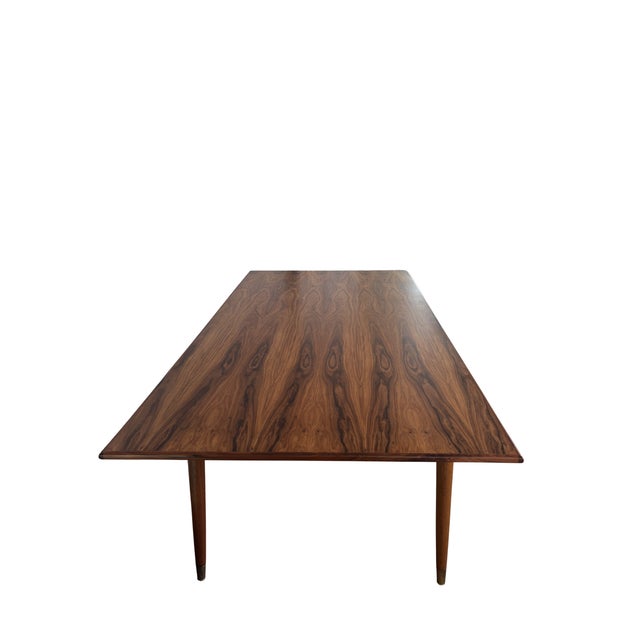 1960s Rare 1960s Eugenio Escudero Rosewood Dining Table – Mid Century Modern Sculptural Design For Sale - Image 5 of 7
