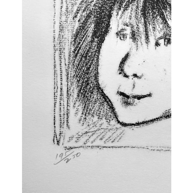 Alexander Dobkin (Genoa, Italy 1908-1975) "Confidence" lithograph in paper, pencil signed and numbered 195 of 250. Litho...