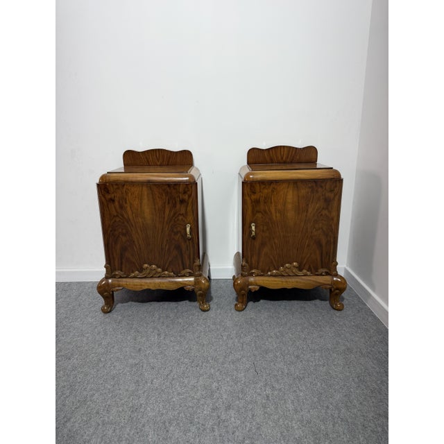 Italian Art Deco Bedside Tables, 1940, Set of 2 For Sale - Image 12 of 12