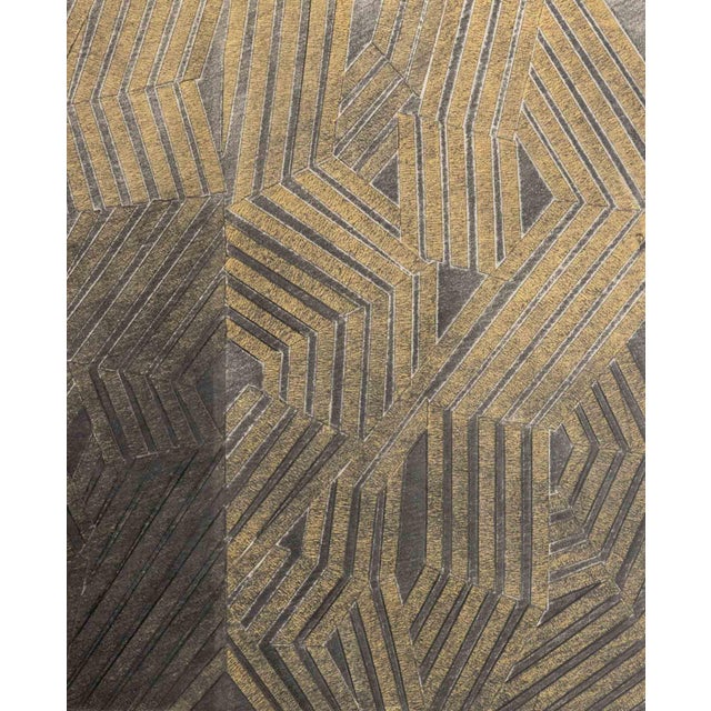Contemporary Joseph L. Gardella Op Art Composition Mixed Media For Sale - Image 3 of 9