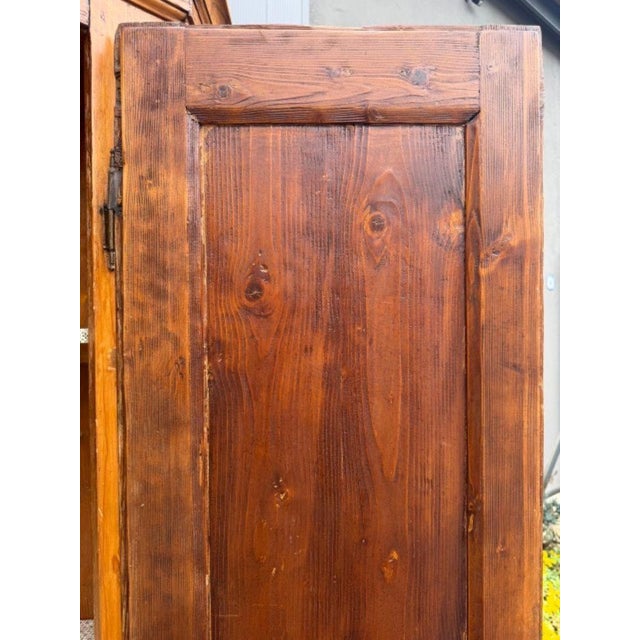 19th Century Fir Corner Cabinet, 1890s For Sale - Image 4 of 13