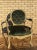 Green New Victorian Style Green Velvet French Style Arm Chair/Settee/Chair For Sale - Image 8 of 8