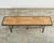English Industrial Style Iron Pine Plank Dining Table For Sale - Image 4 of 12