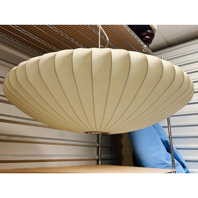 Metal Mid 20th Century Mid-Century Modern Bubble Saucer Pendant by George Nelson For Sale - Image 7 of 12
