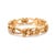 Contemporary Gucci 18ct Yellow Gold Flora Diamond Ring 0.06ct 2.89g, Size 6 For Sale - Image 3 of 10
