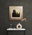 Mid Sized Framed Square Abstract Landscape on Canvas. From Kanayo Ede Fine art studio. Painted by Atlanta Artist Kanayo...