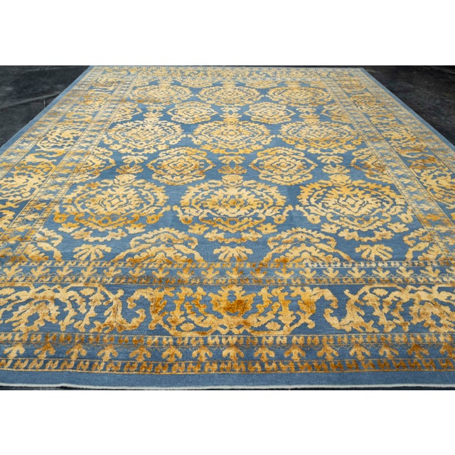 Turkish Oushak Rug 12'2" x 14'8" #18585 Explore a curated collection of hallway runners, wool rugs, and handmade...