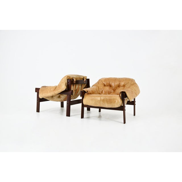 Mid-Century Modern MP-41 Lounge Chairs by Percival Lafer for Lafer MP, 1970s, Set of 2 For Sale - Image 3 of 12