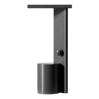 Polyshape Anthracite Aluminium Table Lamp by Ferrerol Babin for Cassina For Sale