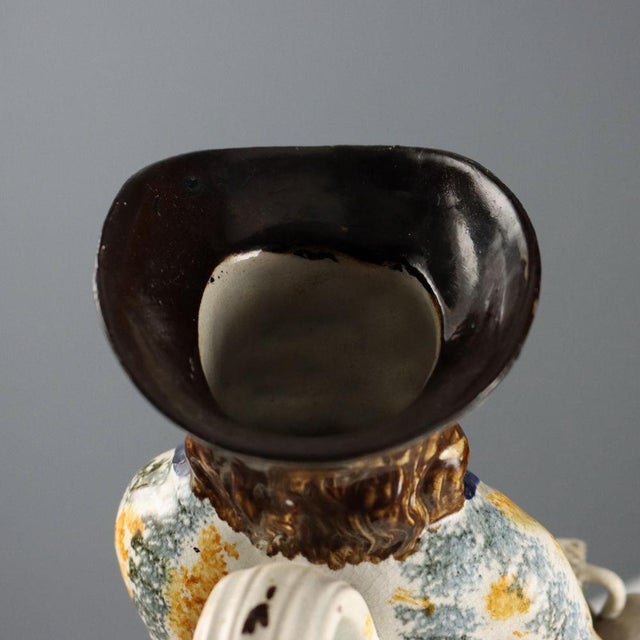 Ceramic Toby Jug from Stafforshire Manufactory For Sale - Image 4 of 10