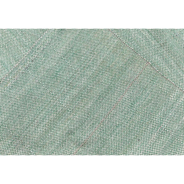 Textile Contemporary Beige Green Flat Weave Rug by Doris Leslie Blau For Sale - Image 7 of 7