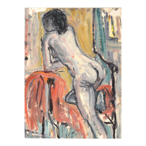 Bay Area Abstract Expressionist Leaning Nude by Honora Berg