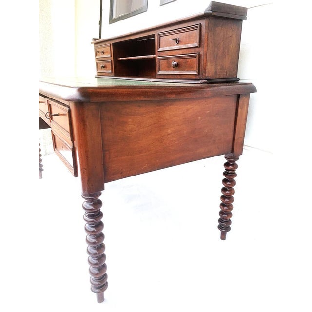Antique Victorian Secretary with Top Section, 19th Century, Set of 2 For Sale - Image 5 of 18