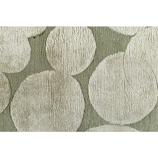 Textile Doris Leslie Blau Collection Modern Bubble Design Rug by Alan Wanzanberg For Sale - Image 7 of 9