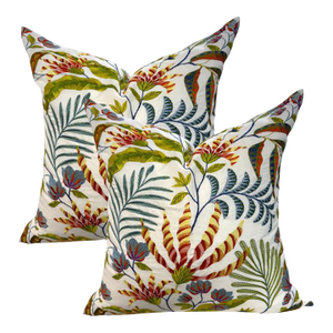 Pair of 24'' Ann Gish Cloud Cover Pillows