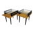 George Nelson Herman Miller Styled Slat Side Tables For Sale
