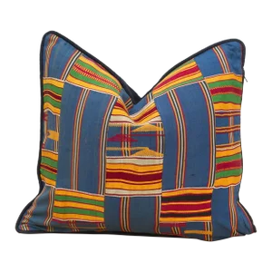 Hemaa Vintage African Kente Pillow Cover