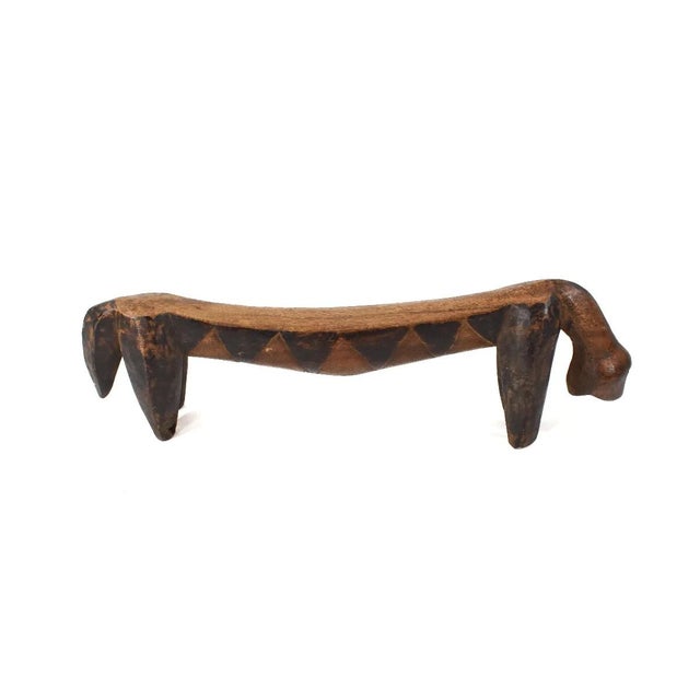 African Early 20th Century Dinka Animal Headrest For Sale - Image 3 of 7