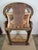 Brown Late 19th Century Antique Bamboo and Wood Horseshoe-Back Armchair For Sale - Image 8 of 12