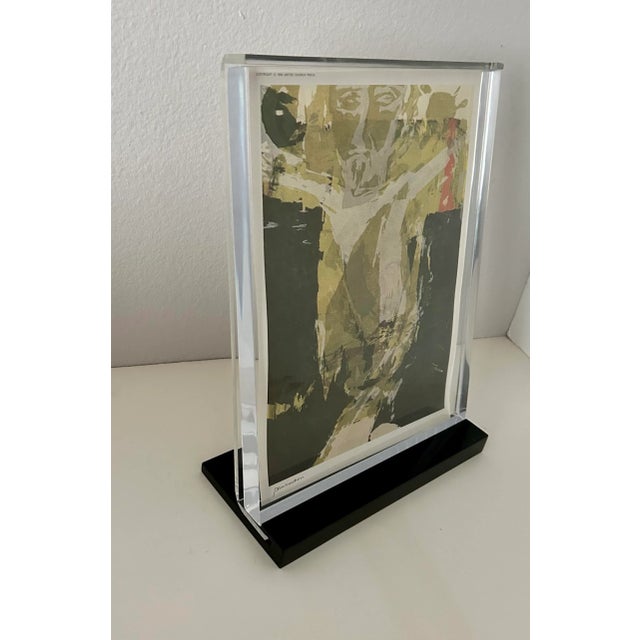 1980's Lucite Picture Frame For Sale In Palm Springs - Image 6 of 11