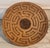 Folk Art Mid 20th Century Large Hand Woven Greek Key Pattern Basket For Sale - Image 3 of 6
