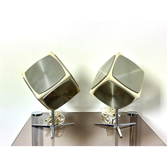 Metal Vintage Audiorama 700 Speakers from Grundig, Germany, 1975, Set of 2 For Sale - Image 7 of 11