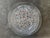 Set of two textured glass plates with bubbles on the underside design by Jan Sylwester for Drost, Poland. The larger plate...