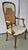 Late 20th Century Louis XV Style Brass Nail Studded, Caned and Partial Upholstered Fauteuil For Sale In Washington DC - Image 6 of 11