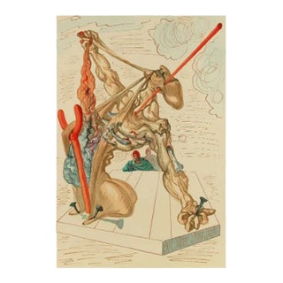 1960s Salvador Dali Woodcut Hell 29 Divine Comedy For Sale