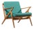 Poul Jensen for Selig Mid Century Walnut Z Lounge Chairs For Sale