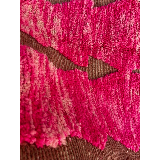 This exceptionally rare Moroccan Talsint rug is a remarkable example of Berber weaving from the eastern regions of...