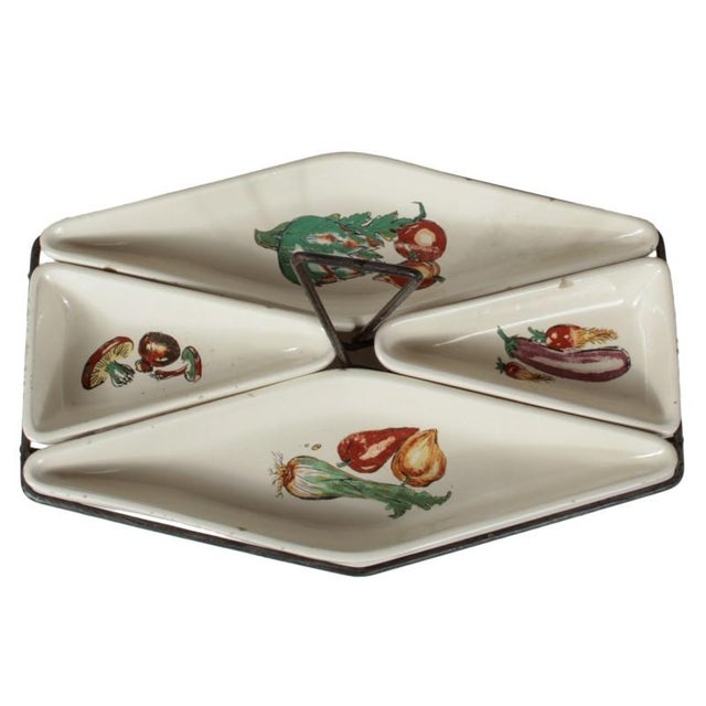 Vintage Italian Appetizer Server from Pacetti Albisola, 1950s For Sale - Image 12 of 15