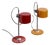 Mini Coupe Table Lamps by Joe Colombo for Oluce, Set of 2 For Sale