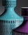 1960s Turquoise and Purple Porcelain Vases by Hans Theo Baumann for Rosenthal, 1964, Set of 2 For Sale - Image 5 of 14