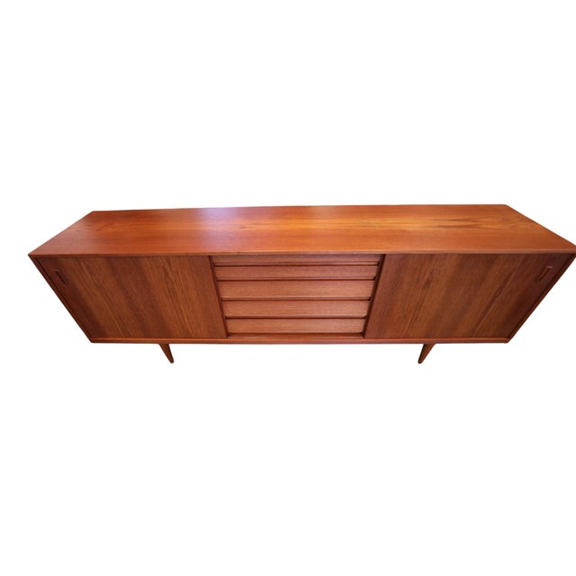 Danish Teak Sideboard with Sliding Doors, 1960s For Sale - Image 17 of 18