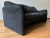 Black Italian Black Two-Seater Loveseat Sofa by Vico Magistretti for Cassina, 1980s For Sale - Image 8 of 13