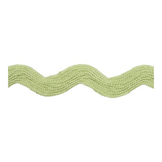 Sample - Schumacher Ric Rac Tape Large Tape in Celadon For Sale