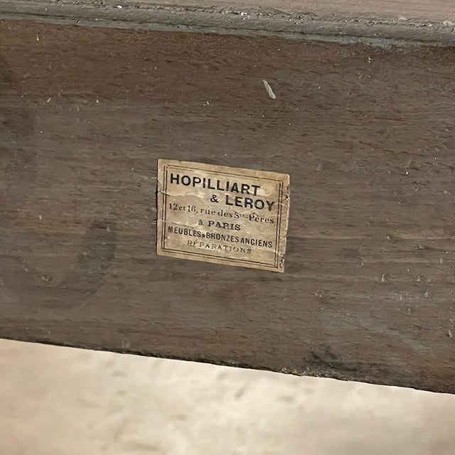 19th Century French Louis XVI Painted Cane Bed by Hopilliart & Leroy of Paris For Sale - Image 18 of 18