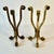 Brass Solid Brass Stands or Object Holders with Wrapped Brass Cord - Set of 2 For Sale - Image 8 of 8