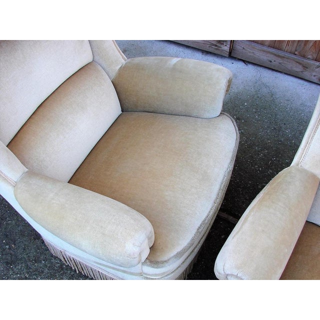 Set of Winged Armchairs, 1970s For Sale - Image 11 of 15