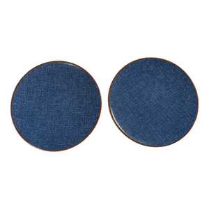 Set of Two Villeroy & Boch Montana Jeans Pattern Salad Plate