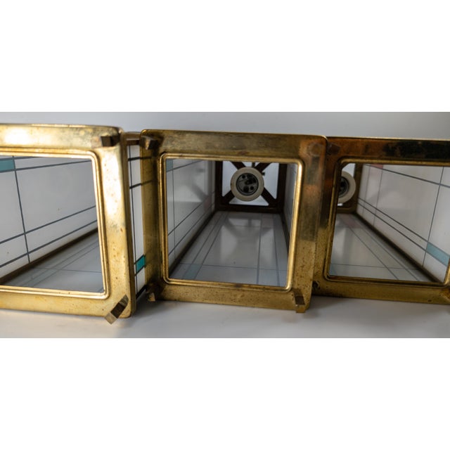 20th Century Modern Pendant Lamp Shades in De-Stijl Style After Piet Mondrian - Set of 3 For Sale - Image 18 of 18