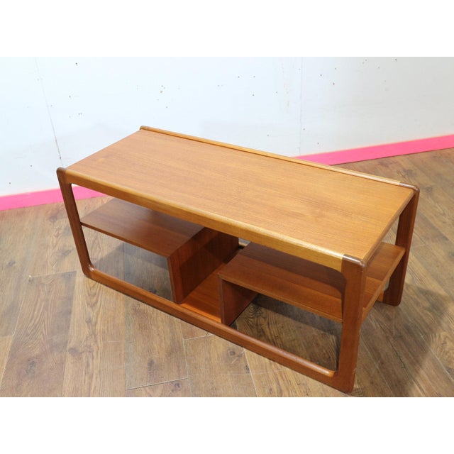 1960s Mid Century Modern VIntage Teak Coffee Table by McIntosh Danish Style For Sale - Image 5 of 12